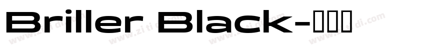 Briller Black字体转换